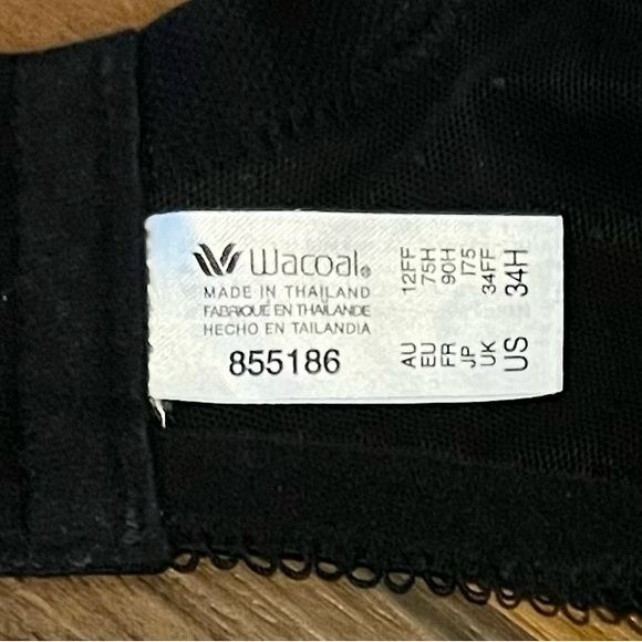 Wacoal Retro Chic Full Figure Underwire Bra Sz 34H - Picture 4 of 6